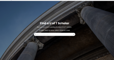 Tech transfer - U of T’s profile pages